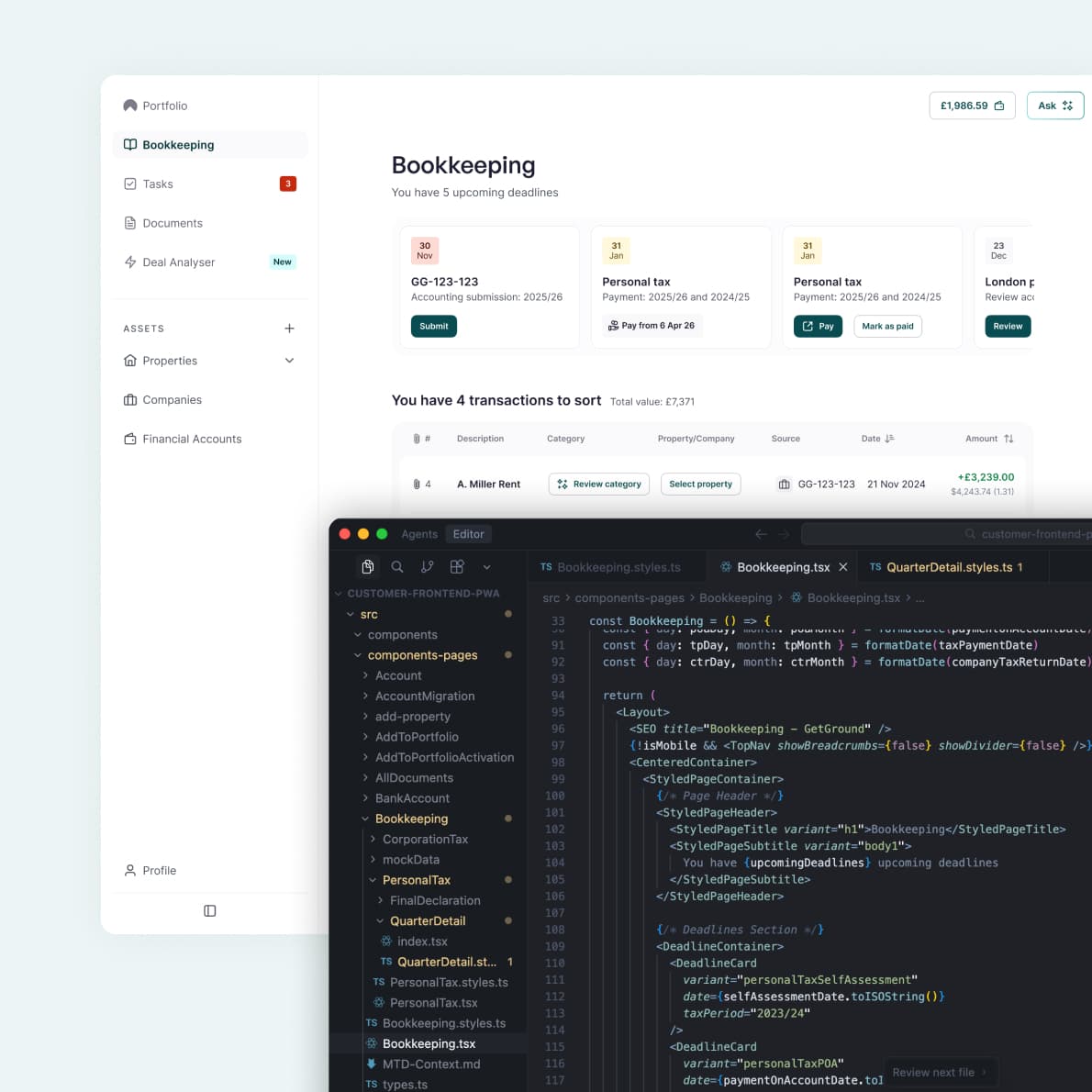 GetGround Bookkeeping & MTD