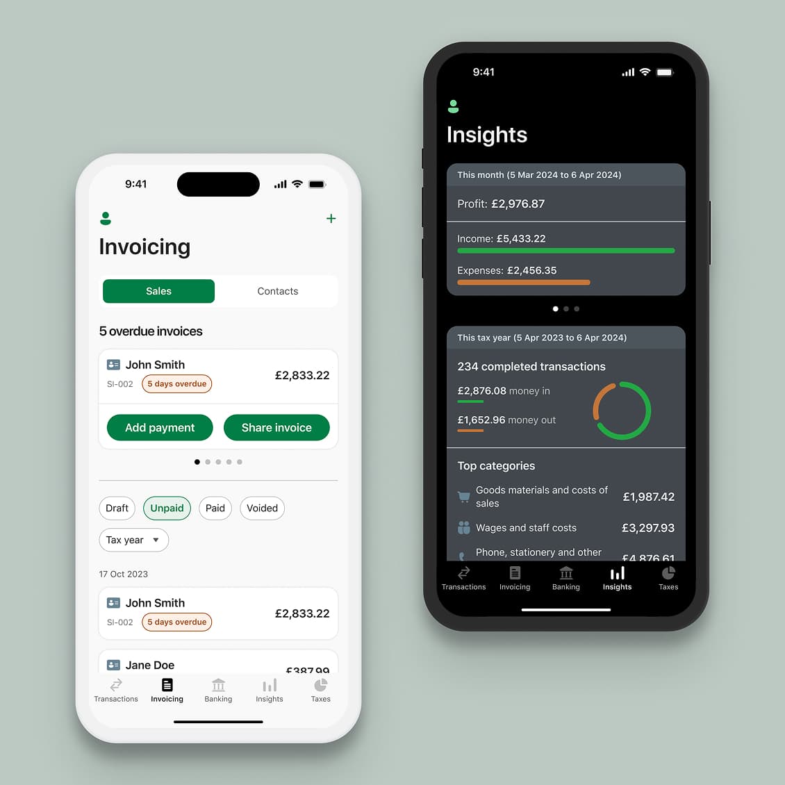 Sage Individual mobile app