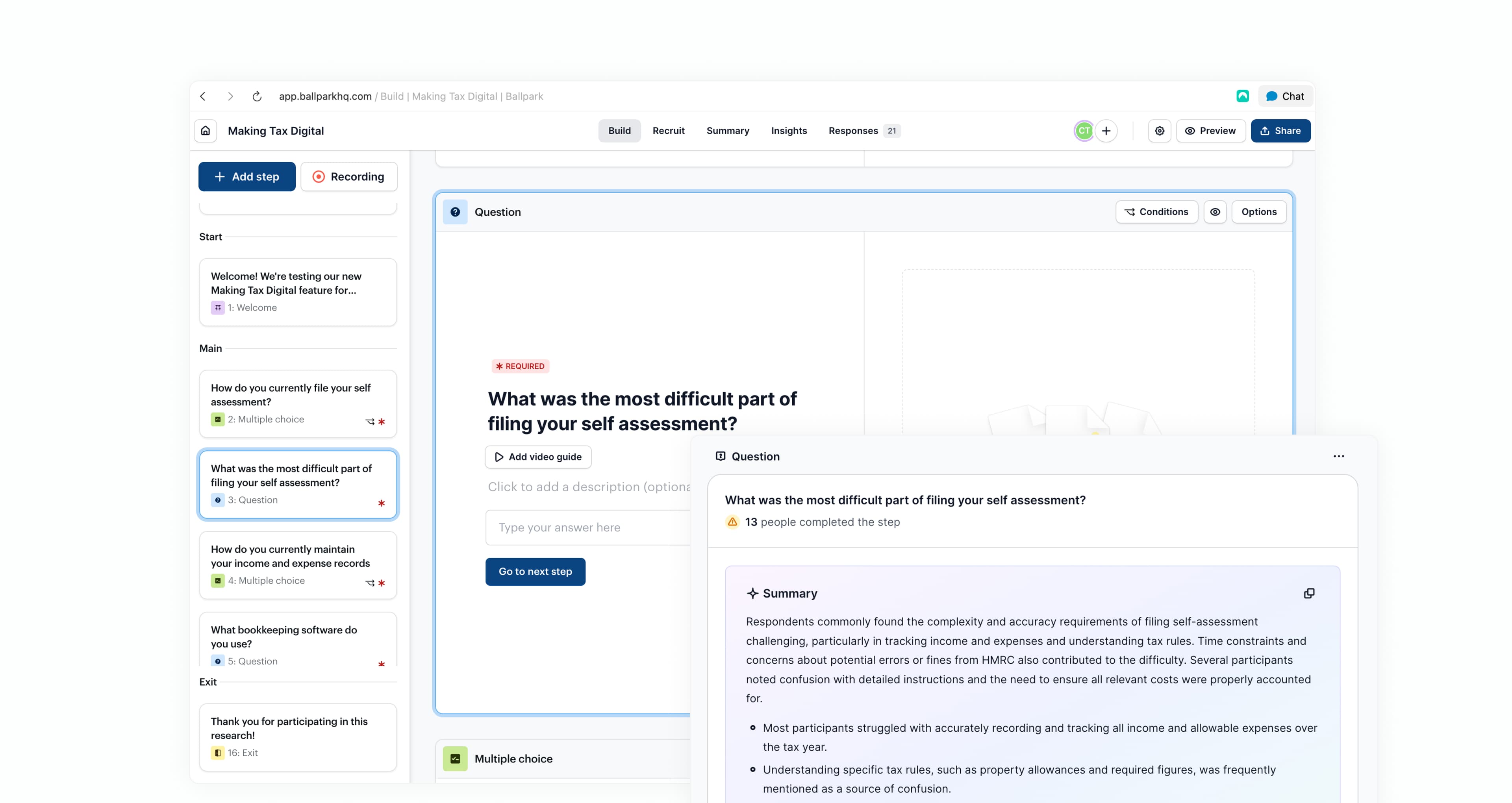 Discovery research and user insights