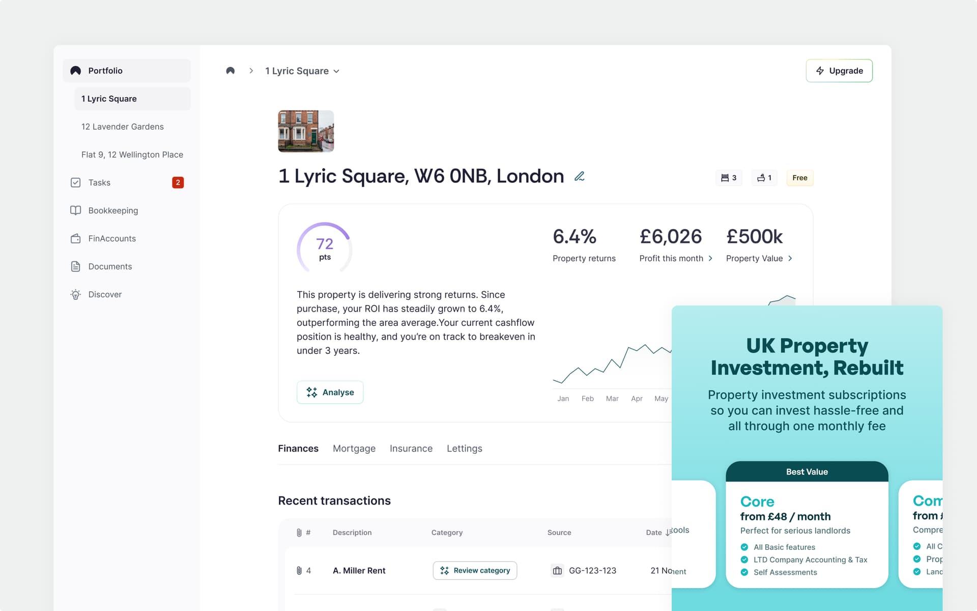 GetGround Platform Refresh overview showing before and after UI designs
