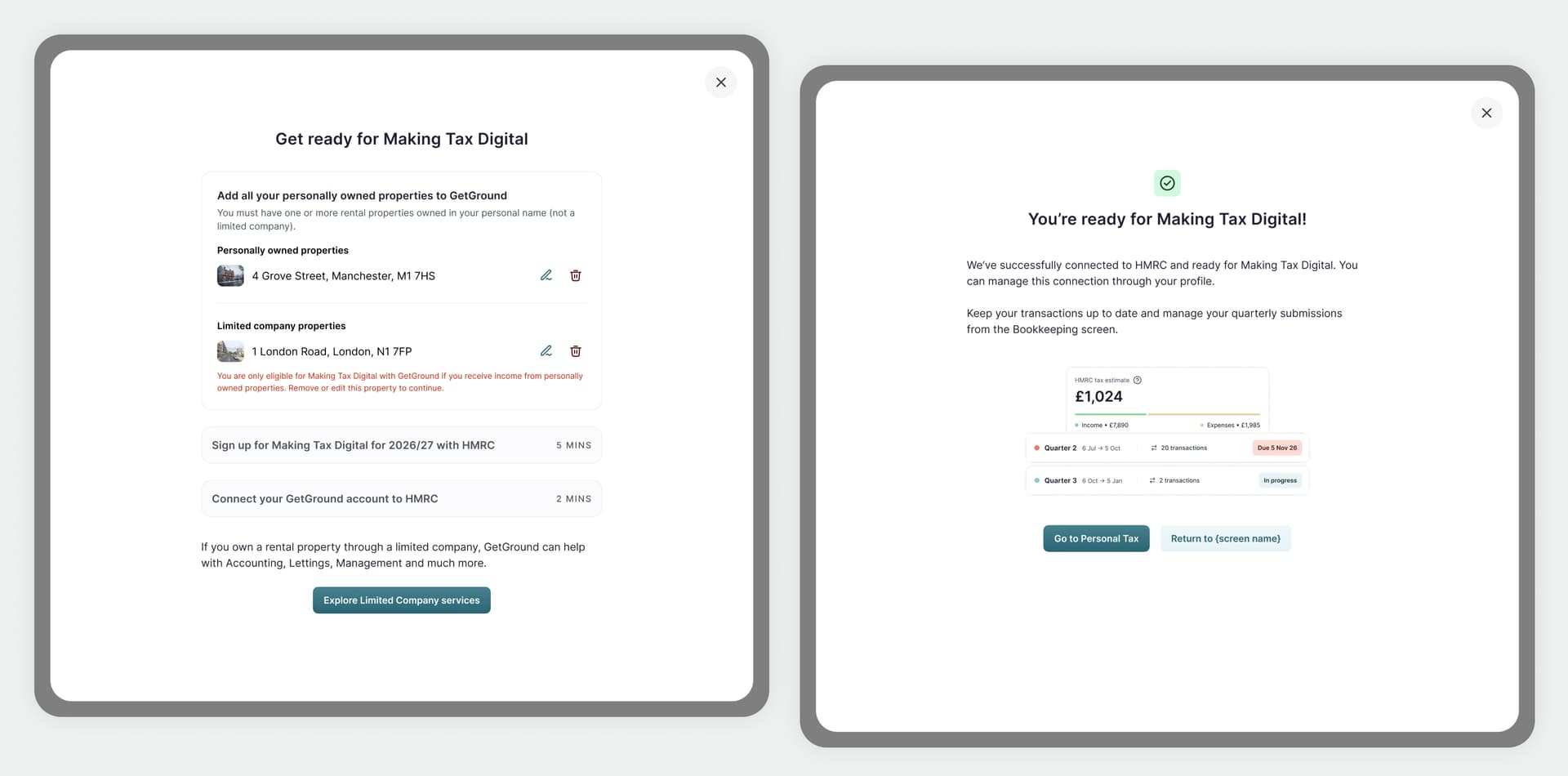 New onboarding flow - part 2